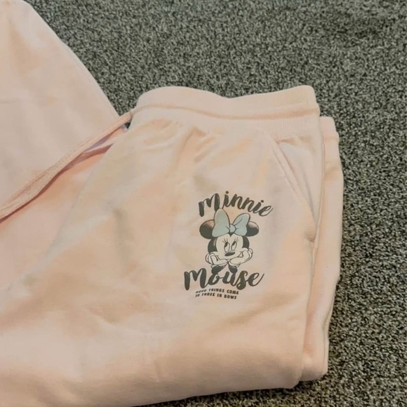 Minnie Mouse Pink Sweatpants - Picture 1 of 4